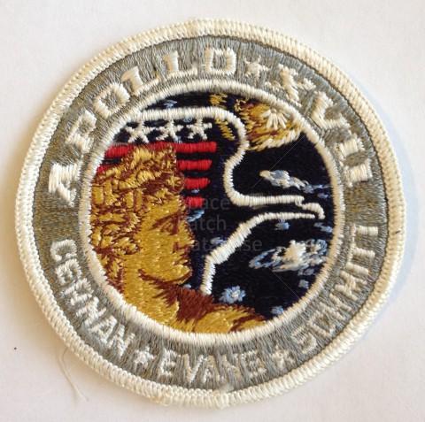 APOLLO 17 NASA Cernan Evans Schmitt Hook Patch NASA SPACE PROGRAM EMBROIDERED 