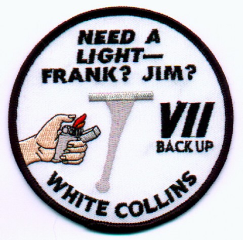 NASA Gemini VII GEmini 7 White Collins Back Up Mission Logo Patch Astronauts 