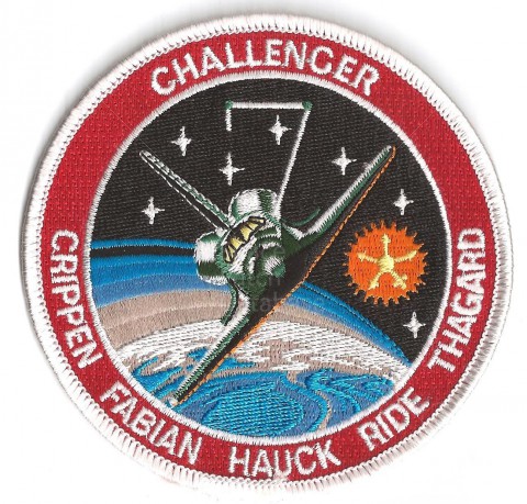 NASA SPACE Program Shuttle CHALLENGER STS-7 Patch  3"